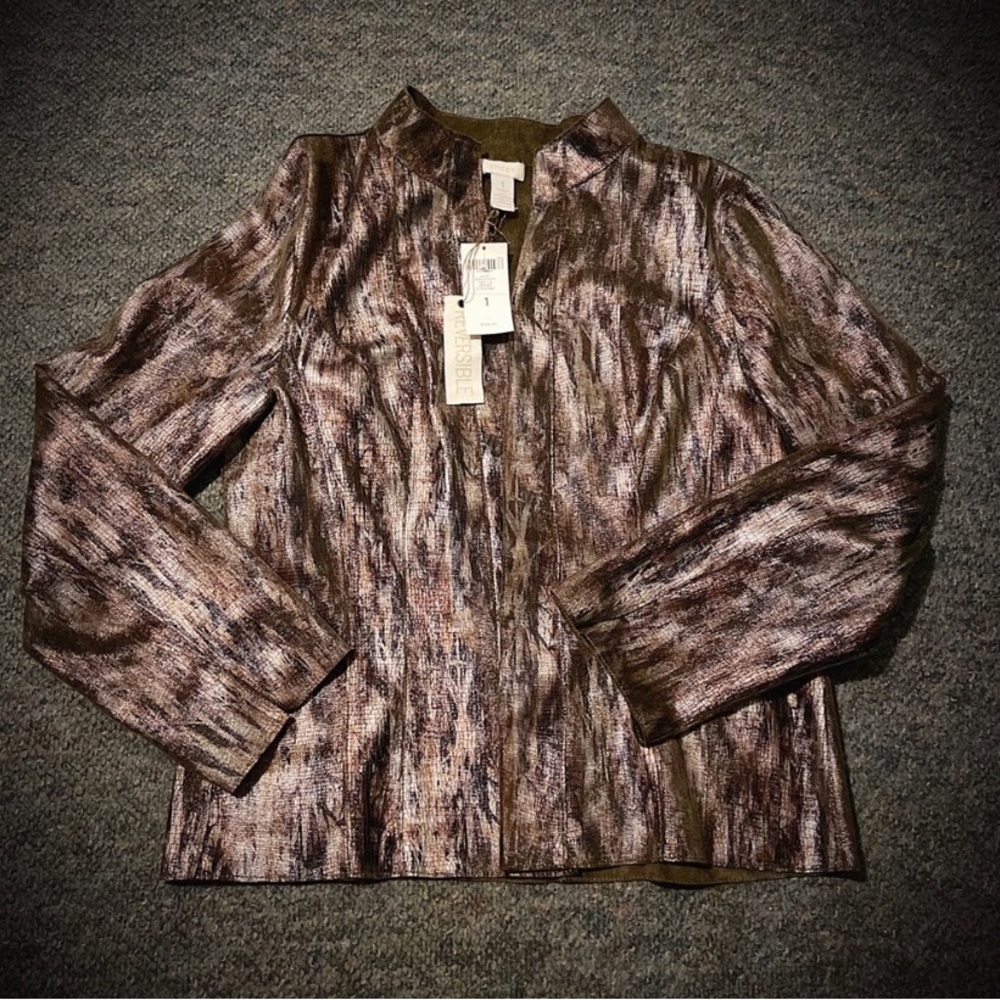 Chico’s reversible suede jacket - Picture 5 of 14